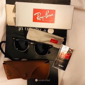 Ray Ban Clubmaster Aluminum Frame